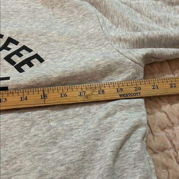 Drink Coffee Do Stuff Gray Sweatshirt lake Tahoe, California organic size medium - Picture 5 of 9